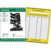 ConveyorTag-Einsteckschild, Englisch, 144x193mm, Conveyor-tag DAILY CHECKLIST, 1 Packung